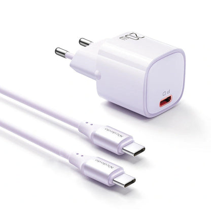 Mcdodo Nano 20W PD Charger with USB-C to USB-C Cable - Purple CH-4045