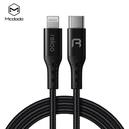 كابل نقل بيانات Mcdodo Reliqo MFI PD Lightning إلى Type-C RCA-705