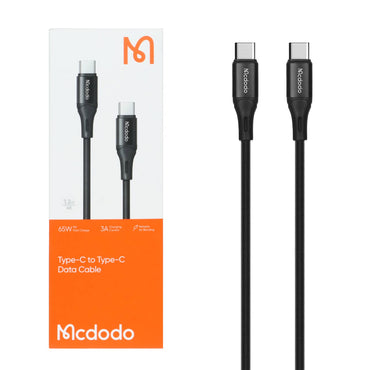 كابل بيانات Mcdodo Type-C إلى Type-C PD 65W للشحن السريع 1.2 متر CA-2212