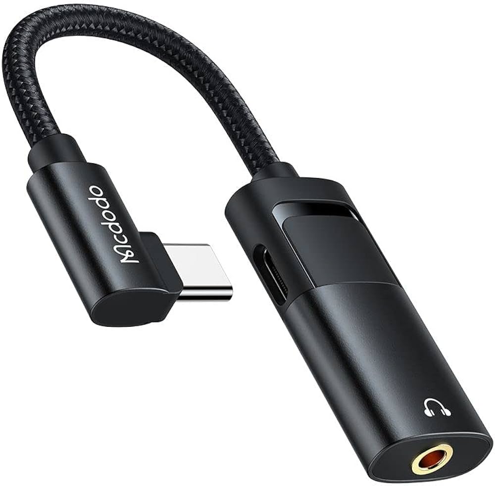 محول صوت USB-C إلى 3.5 ملم وشحن USB-C CA-1880 من Mcdodo