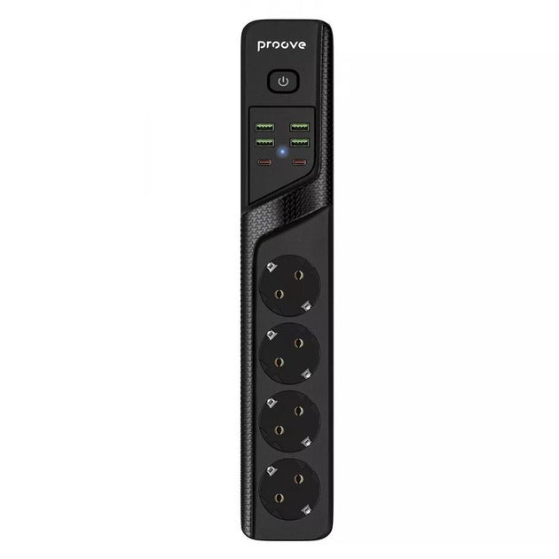 وصلة كهرباء Power Strip Proove P-04 (4 Outlets + 4 USB + 2 Type-C) بطول 2 متر