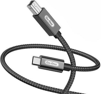 USB-C Data Sync Printer Cable GD-HM837