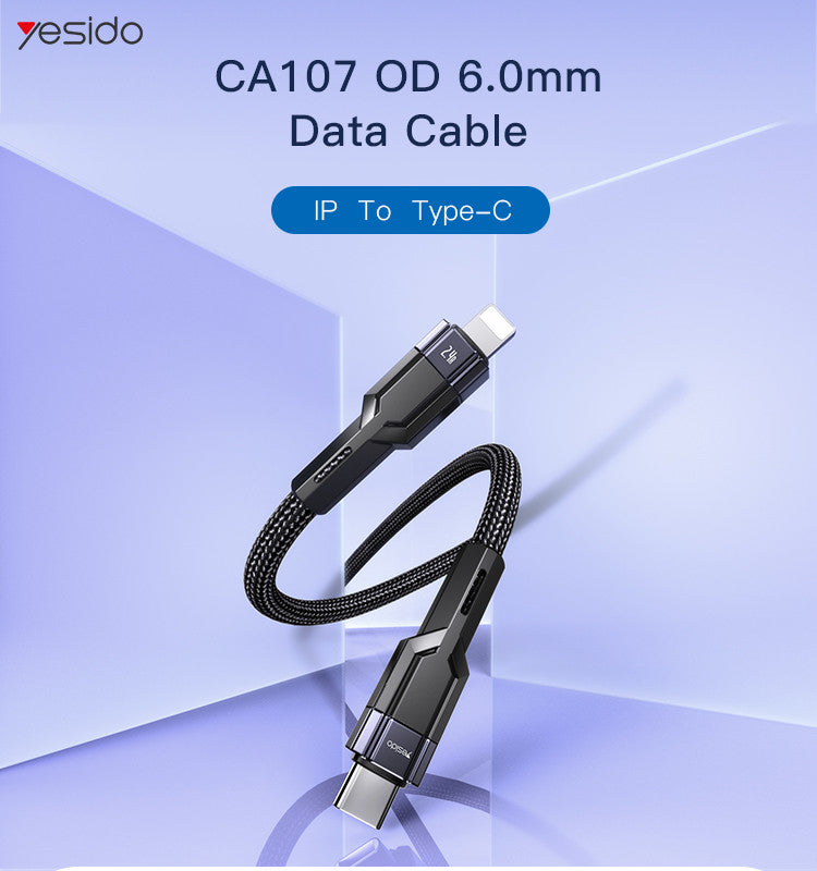 Yesido CA107 Type-C to Lightning Data Cable