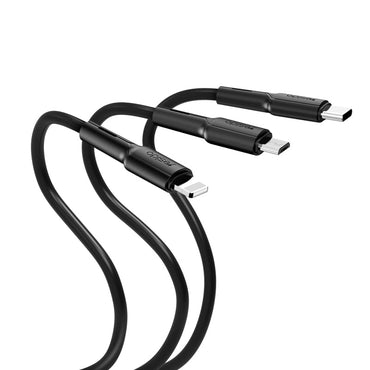 Yesido CA41 3-in-1 USB Charging Cable