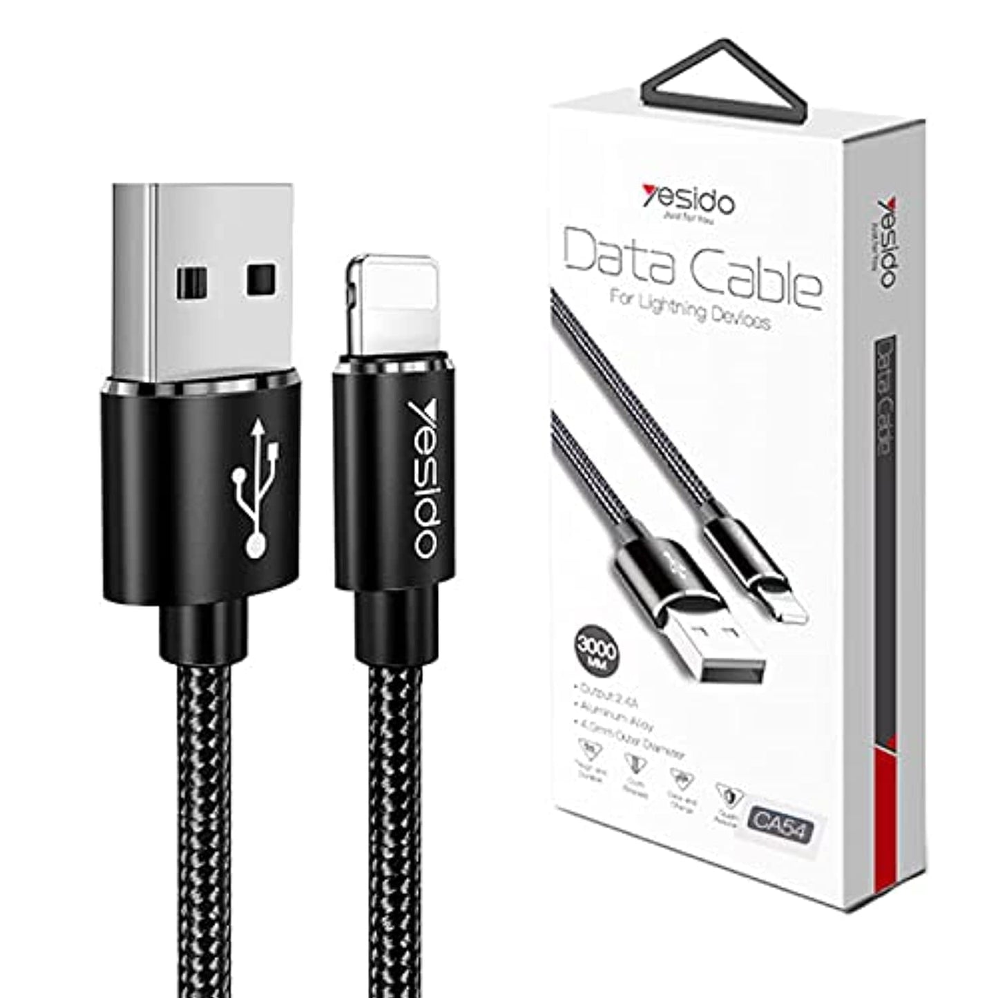 Yesido CA54 0.3M USB Data Cable for Lightning (iPhone)