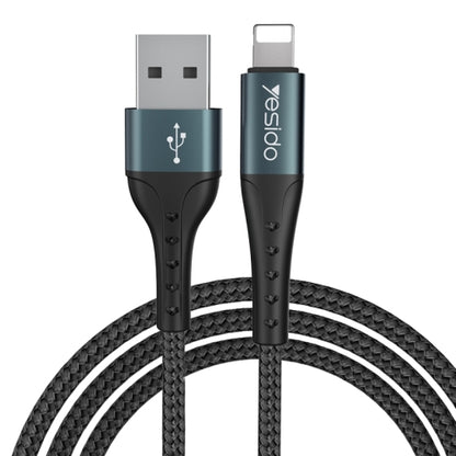 كابل بيانات شحن سريع USB CA62 بطول 1.2 متر وقوة 2.4 أمبير من Yesido لمنفذ Lightning (iPhone)