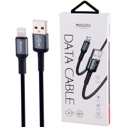 Yesido CA74-IOS 2.4A Data Cable for iOS 1.2M