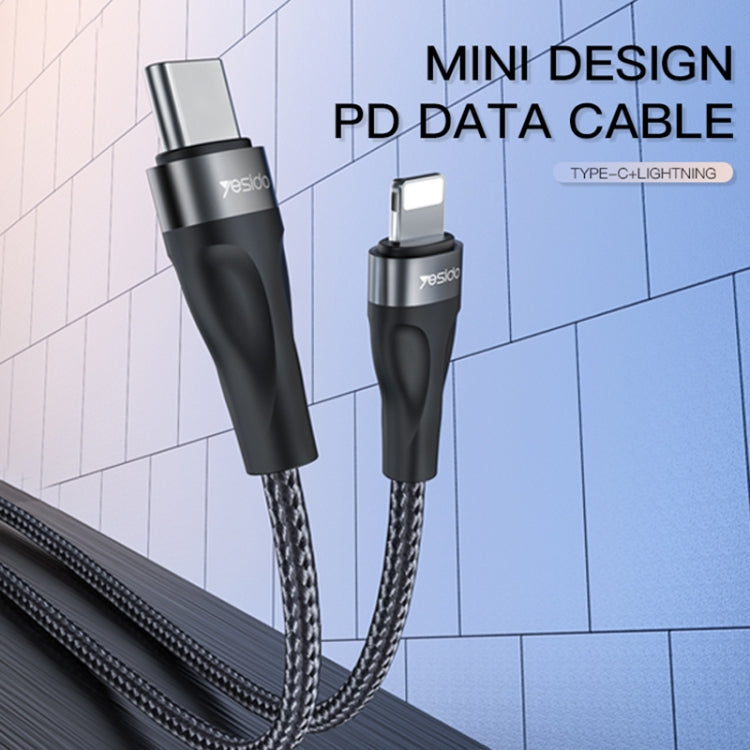 Yesido CA82 2.4A Type-C to Lightning Data Cable 30CM