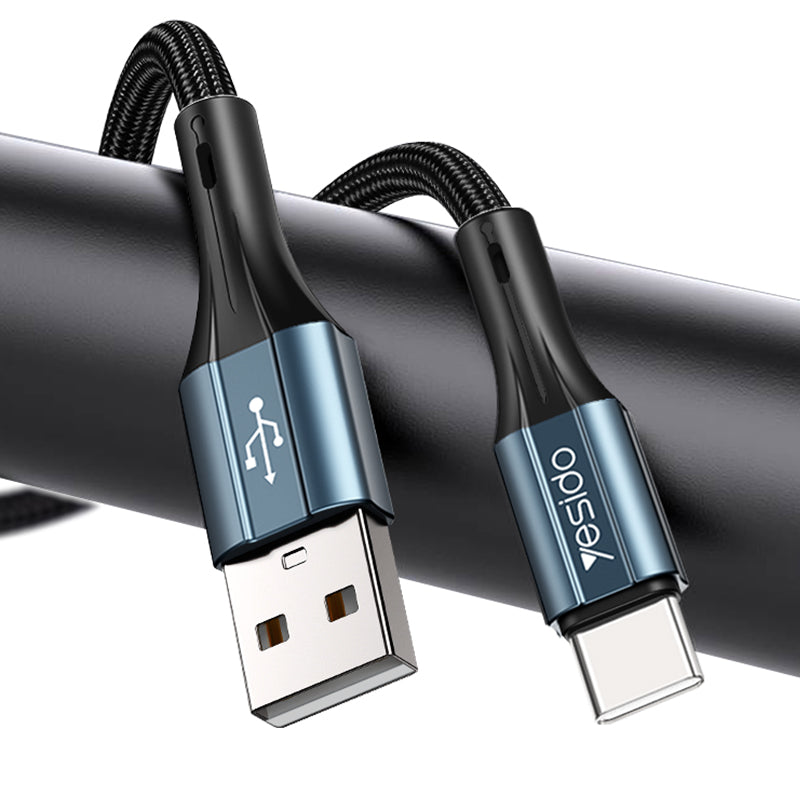 كابل شحن سريع للبيانات CA94 من Yesido بطول 2 متر من USB إلى Type-C