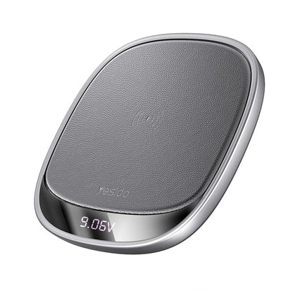 Yesido DS11 15W Wireless Charger with Digital LED Display