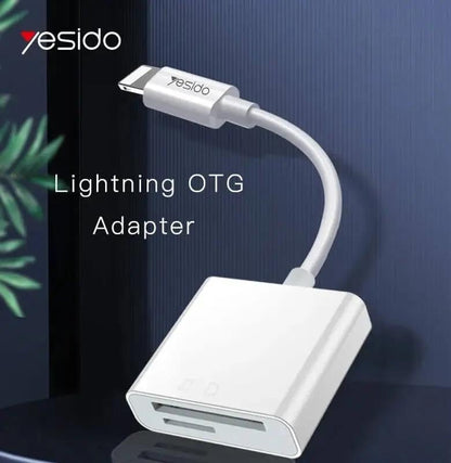 Yesido GS11 Lightning to SD & TF Card Reader Adapter