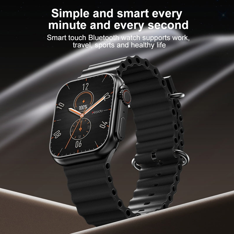 Yesido IO21 Smartwatch with 1.96-inch IPS Display and Bluetooth Calling