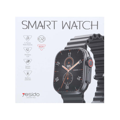 Yesido IO21 Smartwatch with 1.96-inch IPS Display and Bluetooth Calling