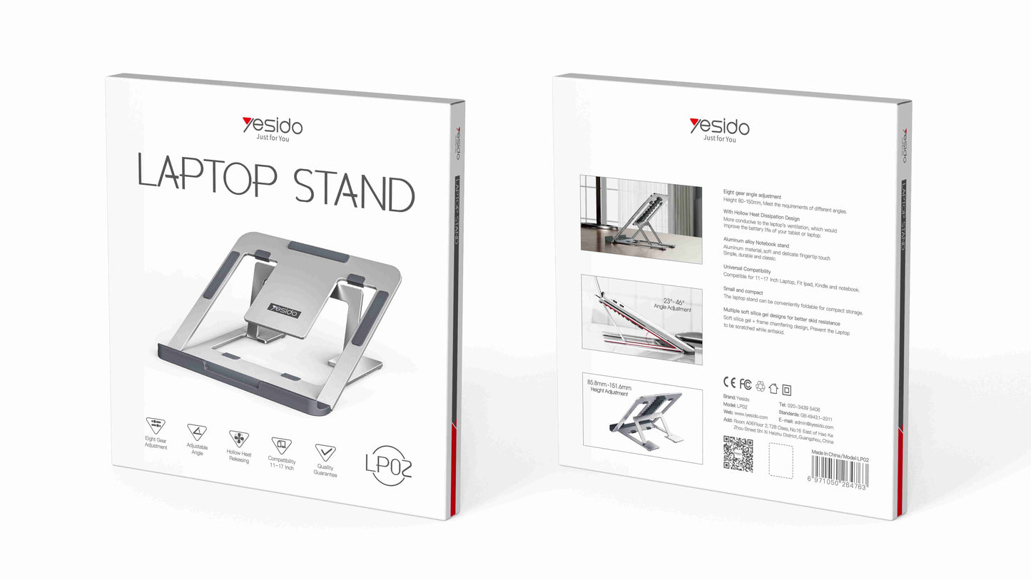 Yesido LP02 Aluminum Adjustable Laptop Stand