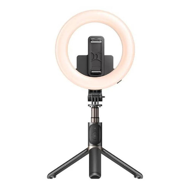 عصا سيلفي لاسلكية مزودة بRing Light SF12 من Yesido