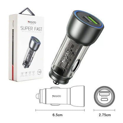 Yesido Y49 Fast Car Charger