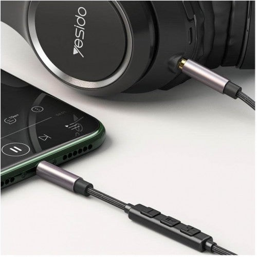 Yesido YAU30 Audio Cable 3.5mm Male to Male with Volume Control