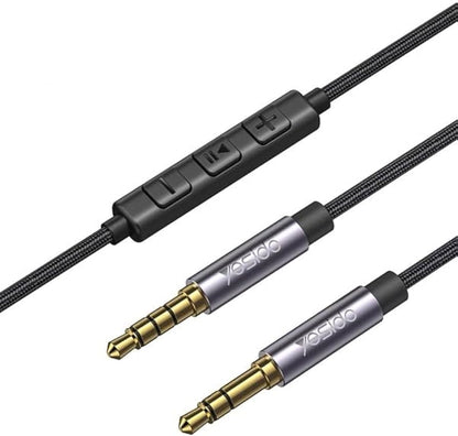 Yesido YAU30 Audio Cable 3.5mm Male to Male with Volume Control