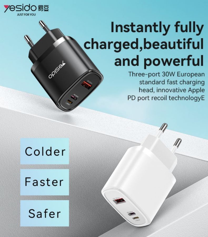 Yesido YC52 30W Fast Charging Home Charger