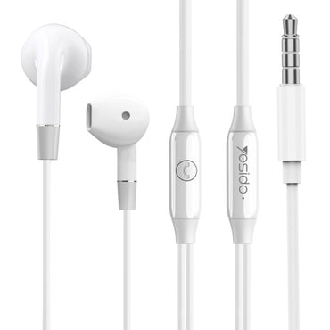 Yesido YH30 Metal Wired Earphone 3.5mm with Mic Stereo Bass