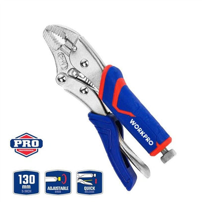 5-Inch (130mm) CR-V Curved Jaw Locking Pliers