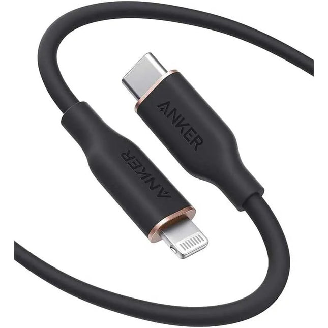 كابل باورلاين أنكر III فلو USB-C إلى لايتنينج 1.8 متر