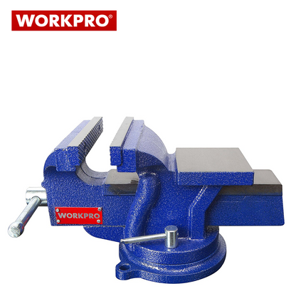 Bench Vise with Swivel Base and Anvil