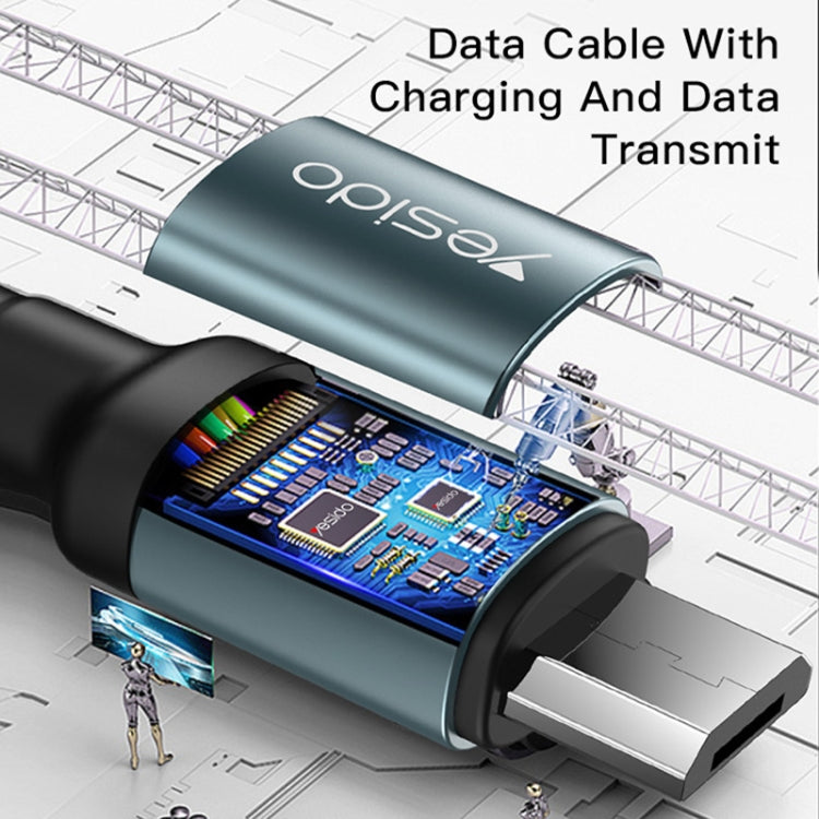 Yesido CA74-V8 2.4A Data Cable for Micro USB (V8) 1.2M