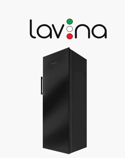 Lavina Upright Freezer 300L – Black