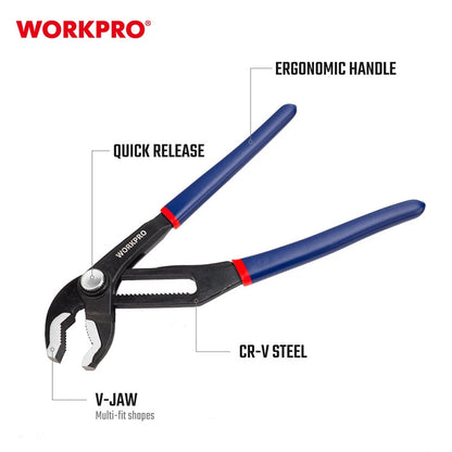 200mm (8") Quick Adjust Groove Joint Plier