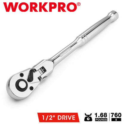 WORKPRO 1/2-Inch Quick Release Ratchet Handle