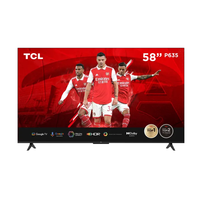 TCL 58" P635 QUHD 4K Google TV