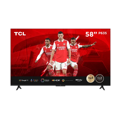 TCL 58" P635 QUHD 4K Google TV