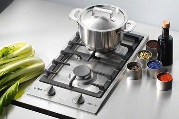 Emilia Built-in Gas Hob 30cm 2 Burners - Stainless Steel